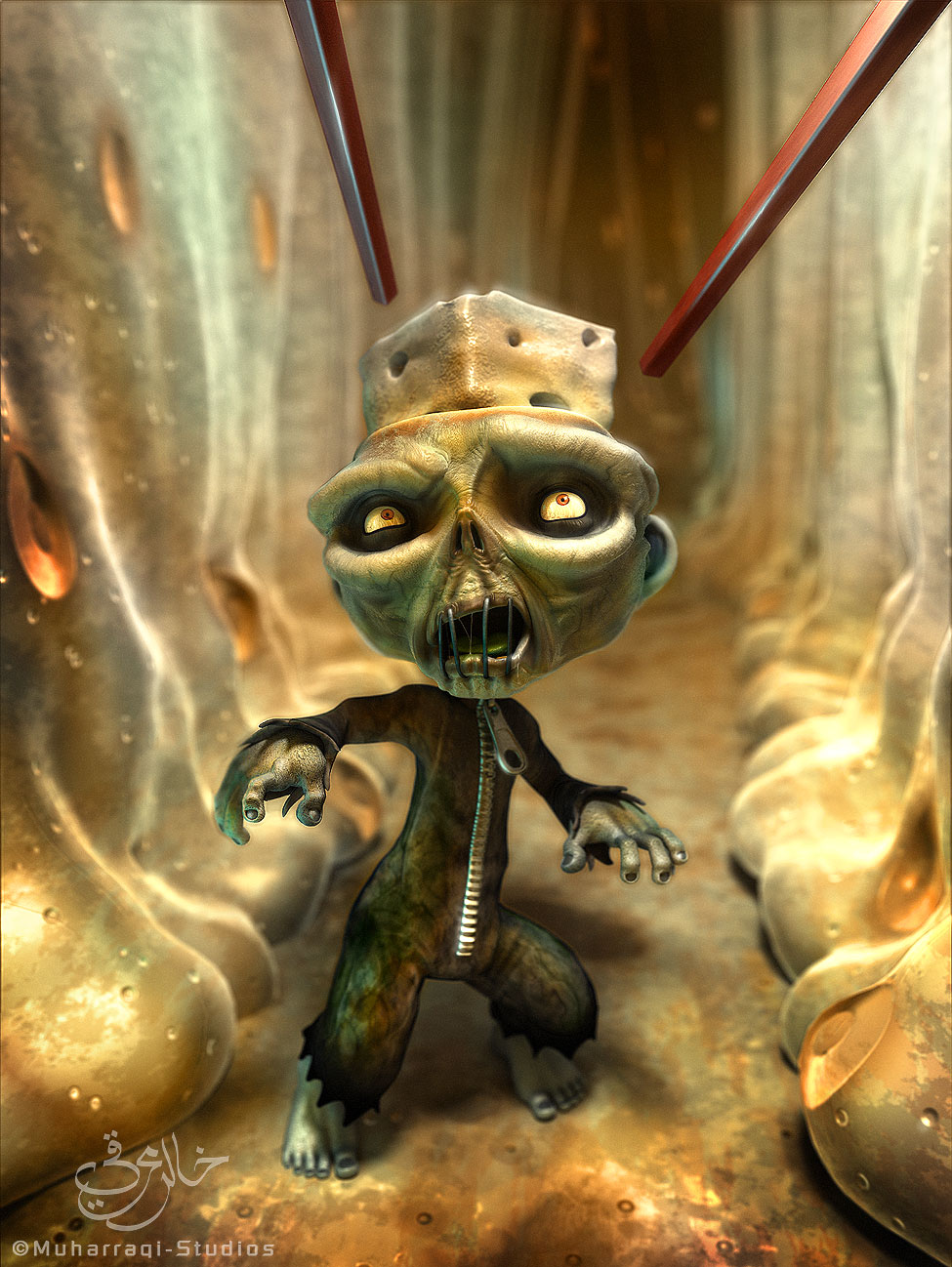 ToFo Zombie meet Chopsticks